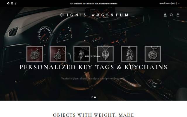 IGNIS ARGENTUM storefront