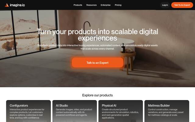 Imagine.io storefront