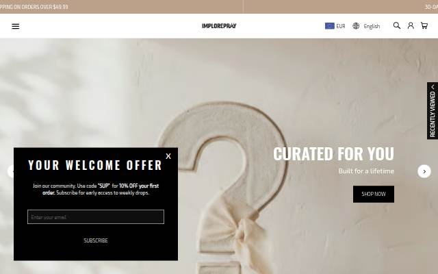 Implorepray storefront