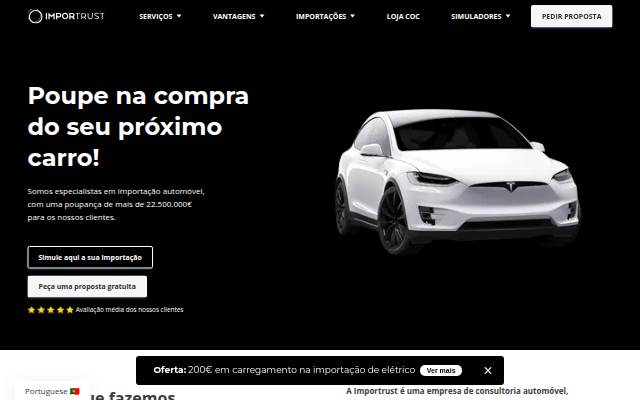Importação Automóvel storefront