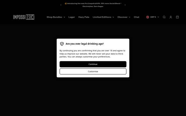 IMPOSSIBREW® storefront