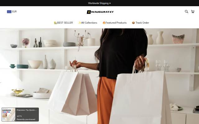 Inauguratey storefront