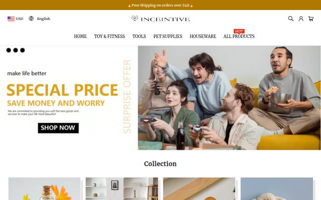inceintive storefront