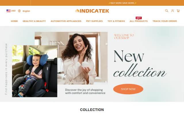 INDICATEK storefront