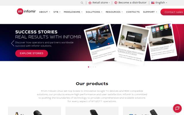 INFOMIR storefront