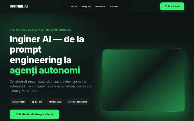 INGINER.AI storefront