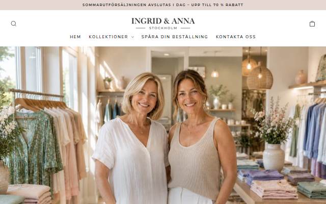 Ingrid &amp; Anna storefront