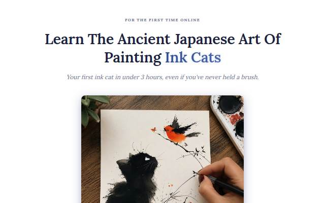Learn The Ancient Japanese Art Of Painting Ink Cats storefront
