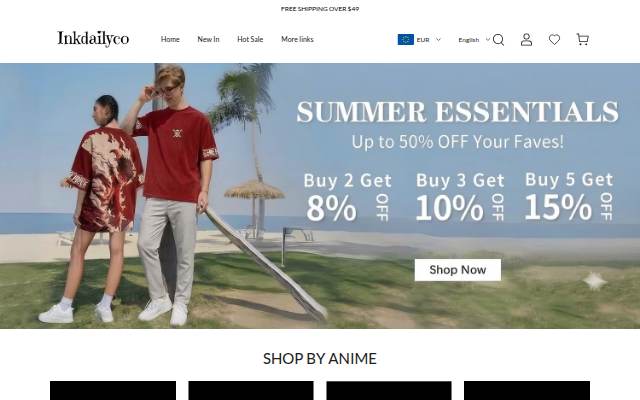 Inkdailyco storefront