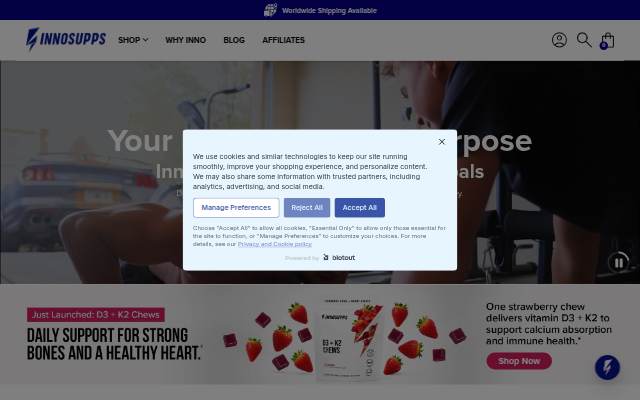 Inno Supps storefront