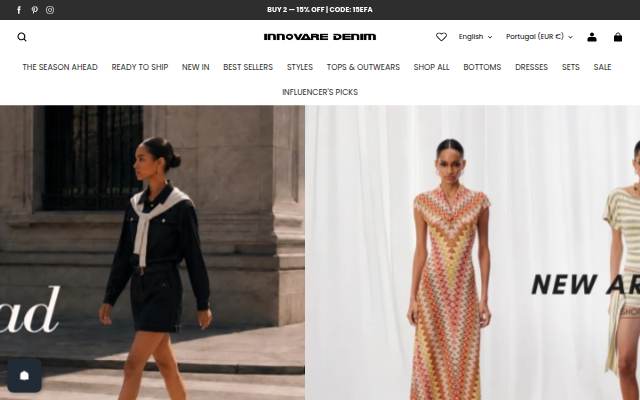 Montra da Innovare Denim
