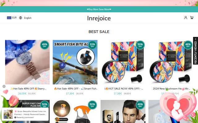 Inrejoice storefront