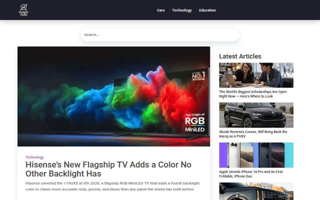 Insight Hubb storefront
