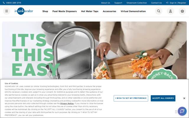 Vitrine de Homepage