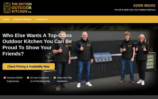 The British Outdoor Kitchen Co storefront