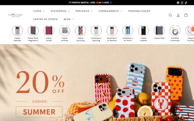 InstaCase storefront