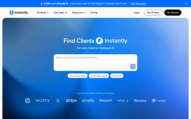 Sales Engagement and Lead Intelligence storefront