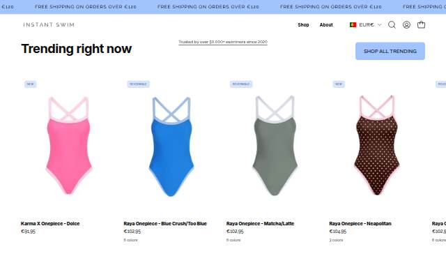 Montra da INSTANT SWIM
