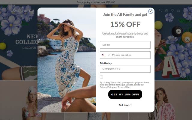 Agua Bendita International storefront
