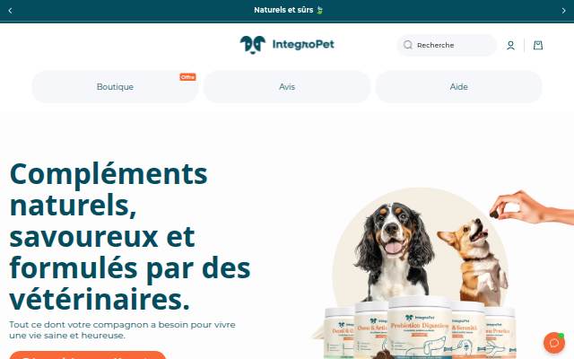 IntegroPet storefront