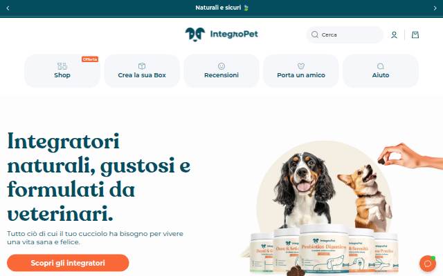 IntegroPet storefront