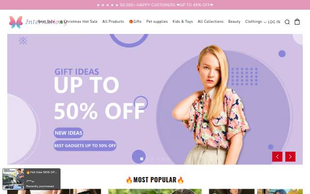 Internationy storefront