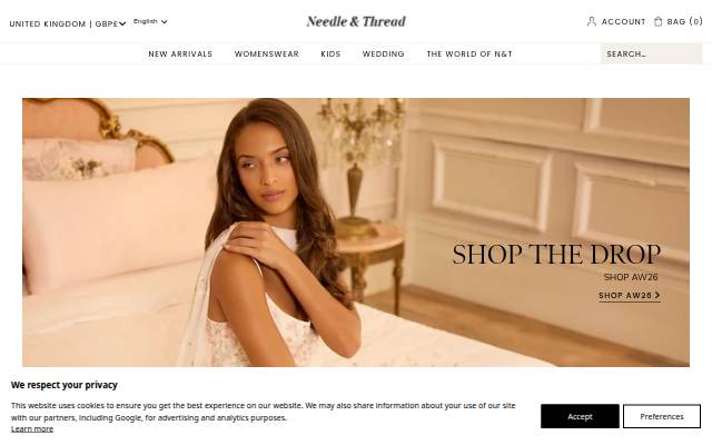 Needle &amp Thread storefront