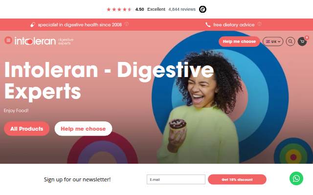 Intoleran International storefront