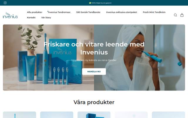 Invenius storefront