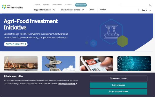 Invest Northern Ireland storefront