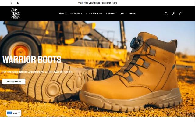 Invincible Shoes storefront