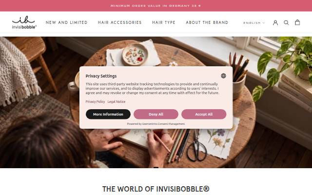 Vitrine de invisibobble Official Online Store