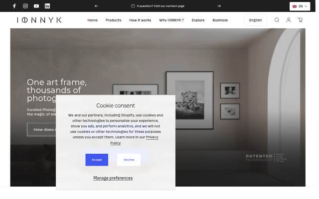 IONNYK storefront
