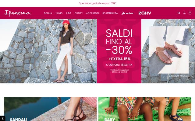 Ipanema® storefront
