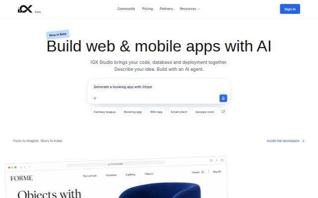 IQX storefront