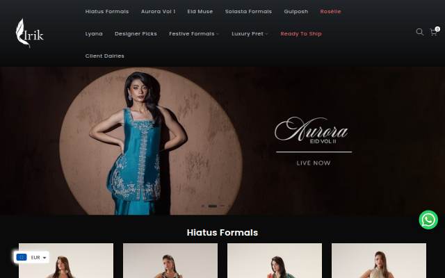 Irik storefront