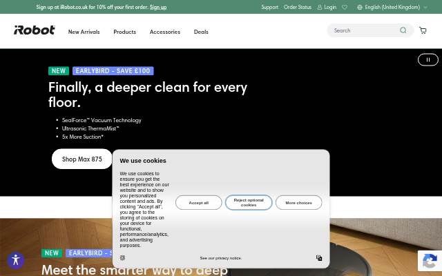iRobot®: Robot Vacuum and Mop storefront