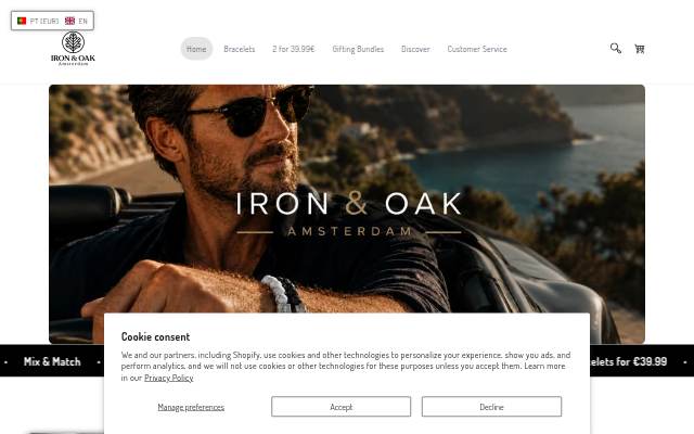 Iron &amp; Oak Amsterdam storefront