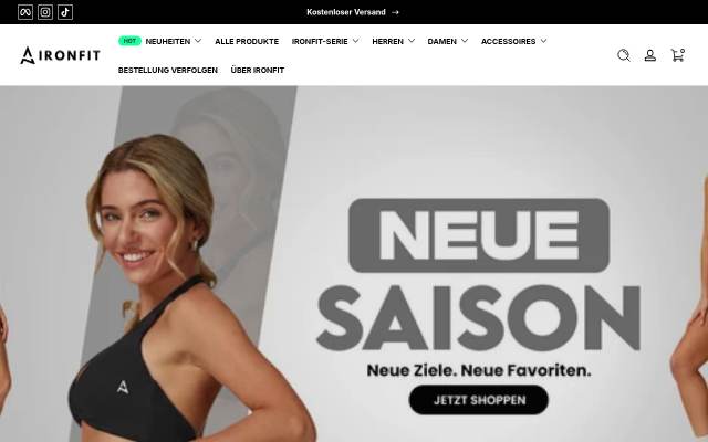 Ironfit storefront