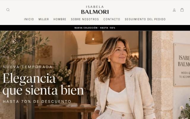 Isabela Balmori storefront