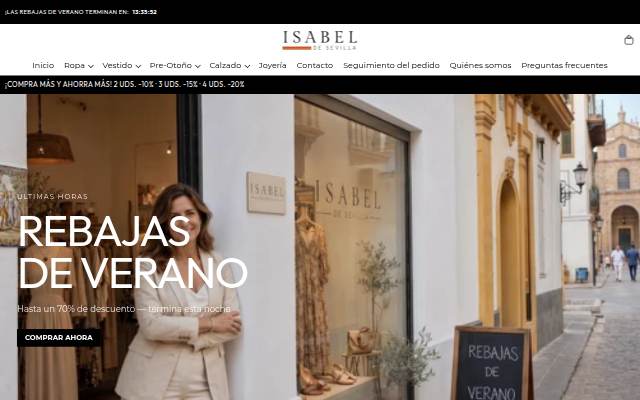 Isabel de Sevilla storefront