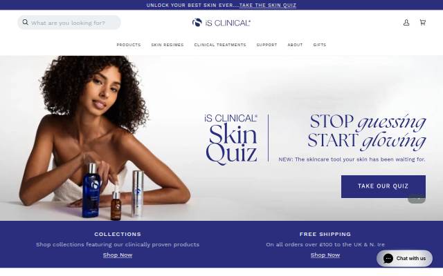 iS Clinical storefront