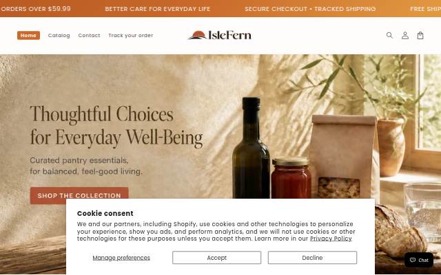 IsleFern storefront