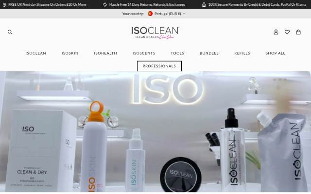 ISOCLEAN storefront