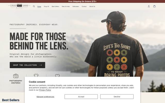 Iso 100 Club storefront