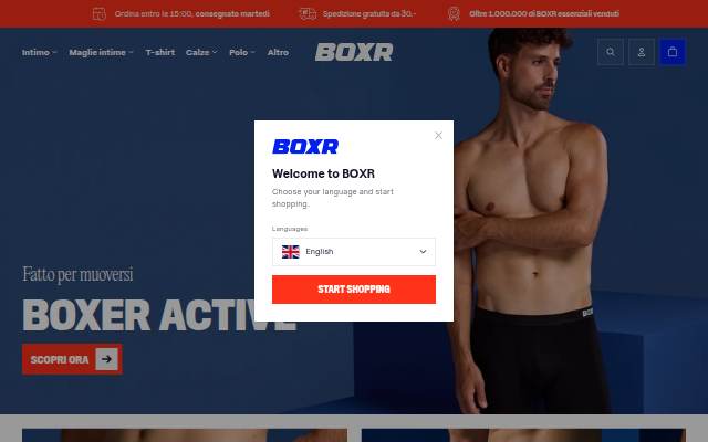BOXR storefront