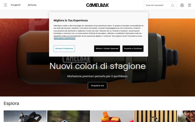 CamelBak® Italia storefront