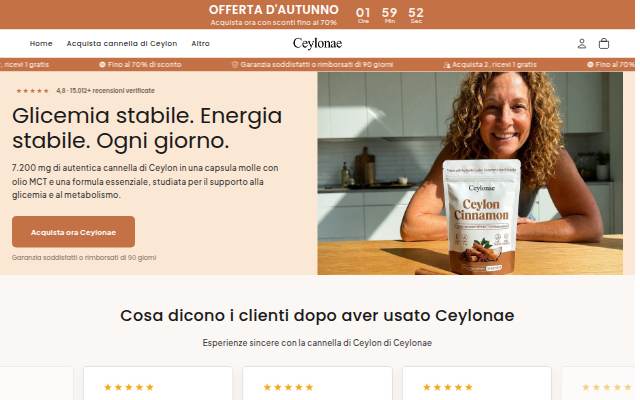 Startseite von Ceylonae Roma