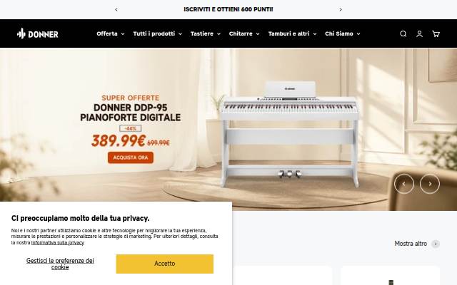 Donner Music - ITA storefront