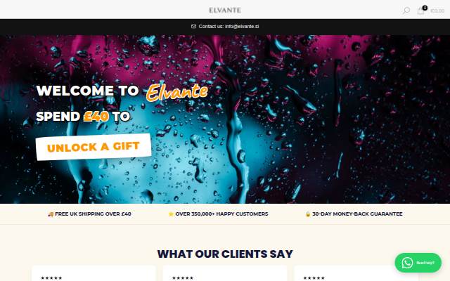 Elvante storefront